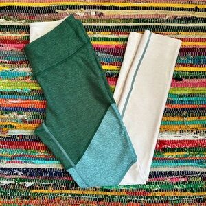 Outdoor Voices Springs Green & Pink 7/8 Leggings S